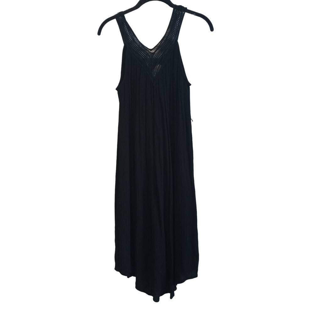 Liz Lange Maternity‎ black flowy sleeveless maxi dress